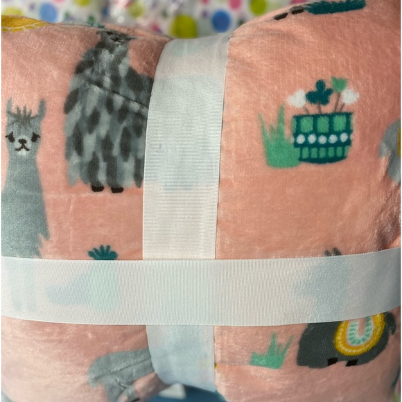 New! Set of 2 Llama Alpaca The Big One Decorative Plush Throw Pillows 16x16 - Picture 7 of 9